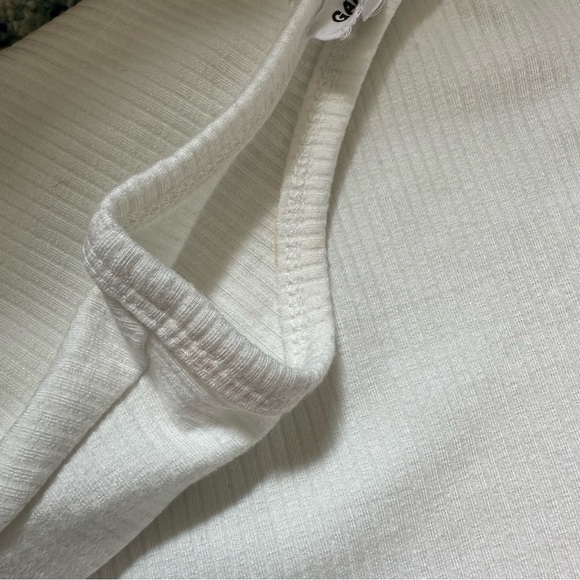 GARAGE | White Open Back Tied Tee - Picture 8 of 12